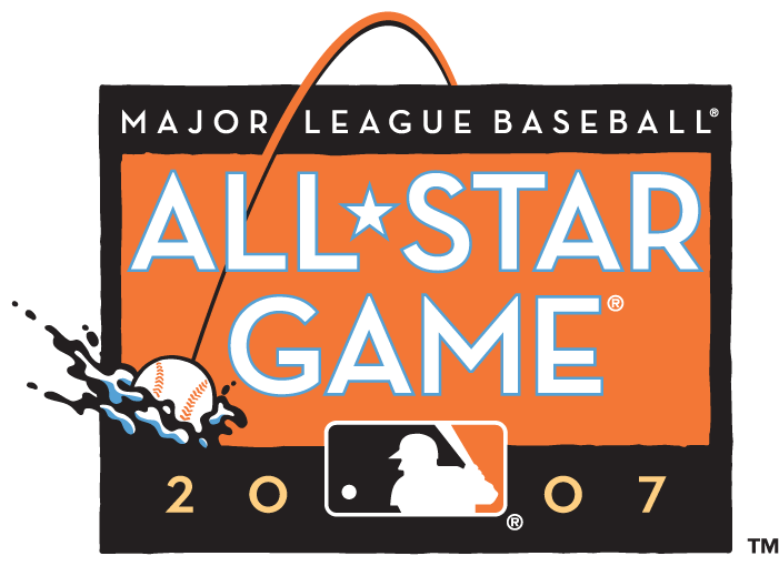 MLB All-Star Game 2007 Alternate Logo v3 iron on heat transfer